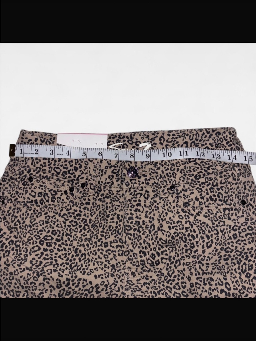 Seven7 Leopard Print Skinny Jeans - Women’s 6 - Picture 7 of 9